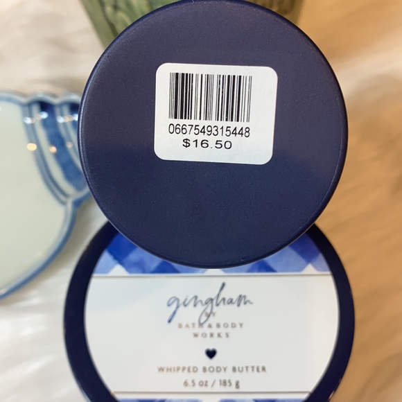 🔹2pc Set “GINGHAM” Bath & Body Works Whipped Sugar Body Scrub & Body Butter NWT - Picture 4 of 8